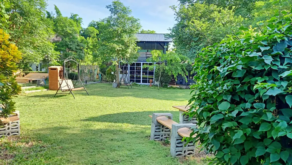 Bungalow garden view